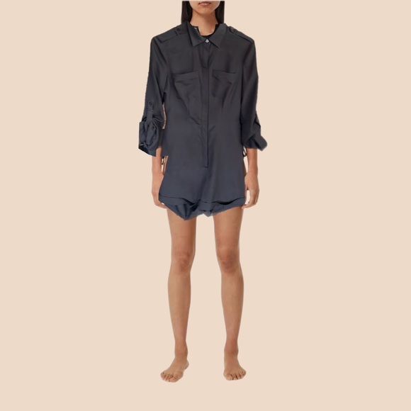 BEBE, Black, Romper Cut Out, Open Back - Picture 2 of 11